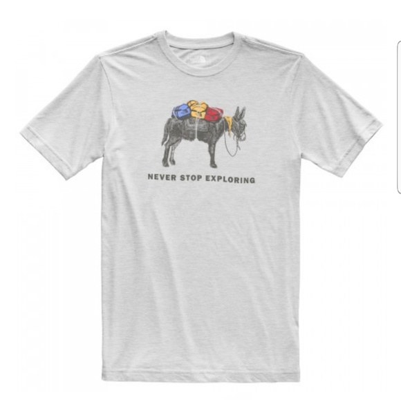 the north face donkey t shirt